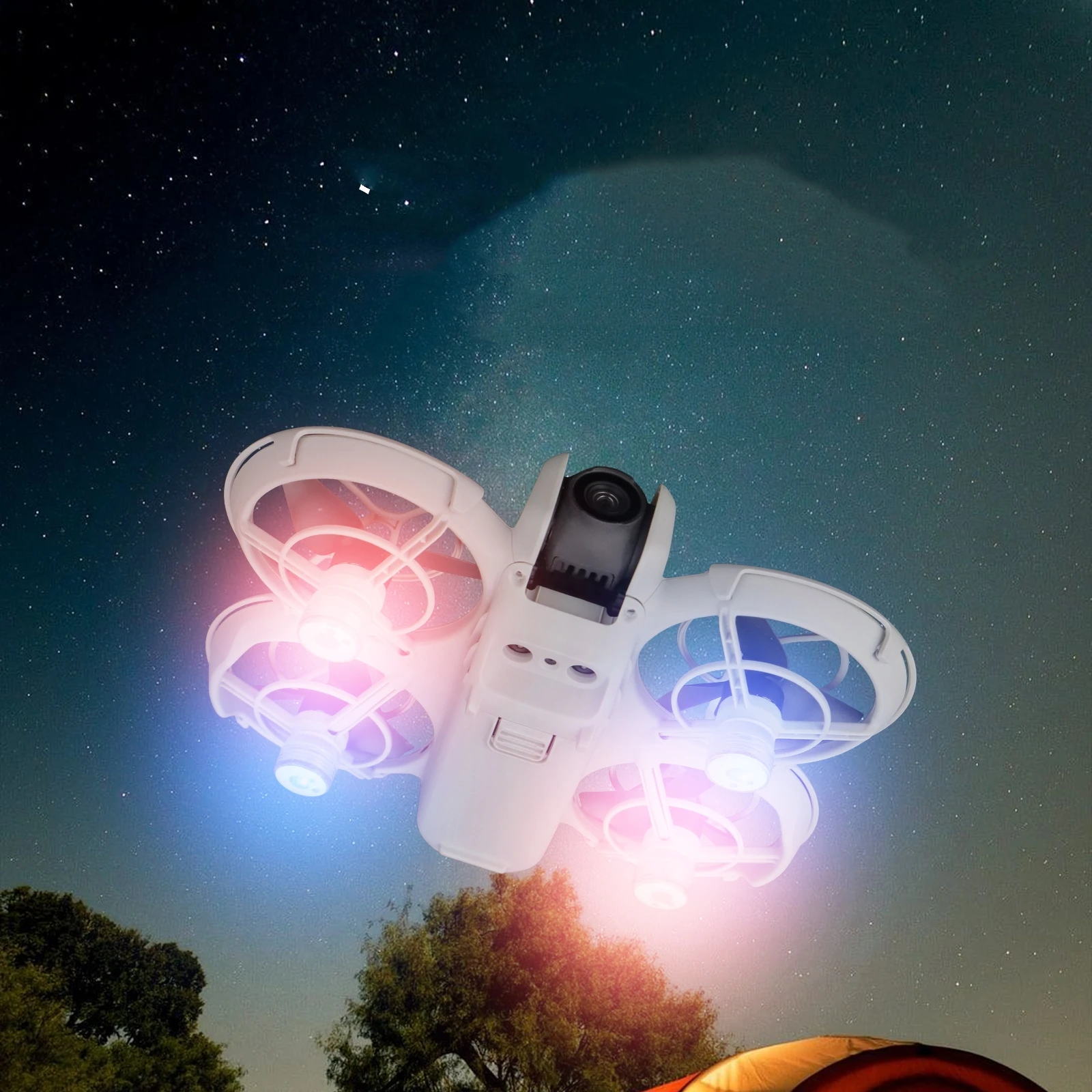 for DJI NEO 2 ​Night Flight Warning Light Signal 2pcs Mini Flash Light Drone Accessories