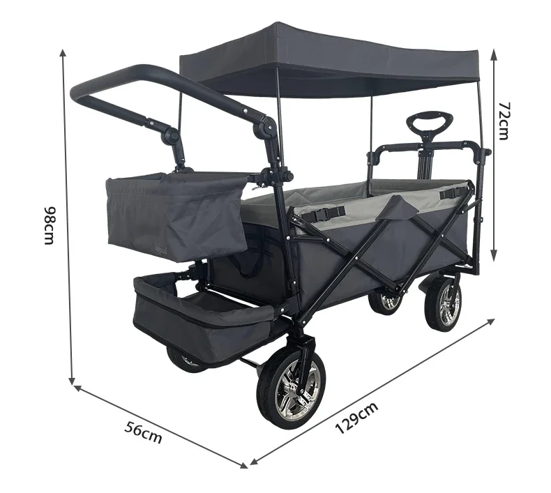 Factory Wholesale Outdoor Wagon Stroller For Children Picnic Beach Camping Wagon Truck