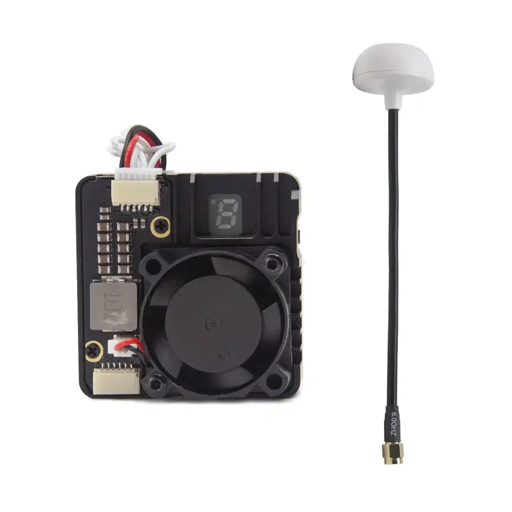 SKYZONE TX2501 5.8G 2.5W VTX - Nadajnik wideo dalekiego zasięgu 56CH z radiatorem CNC do profesjonalnych dronów wyścigowych FPV