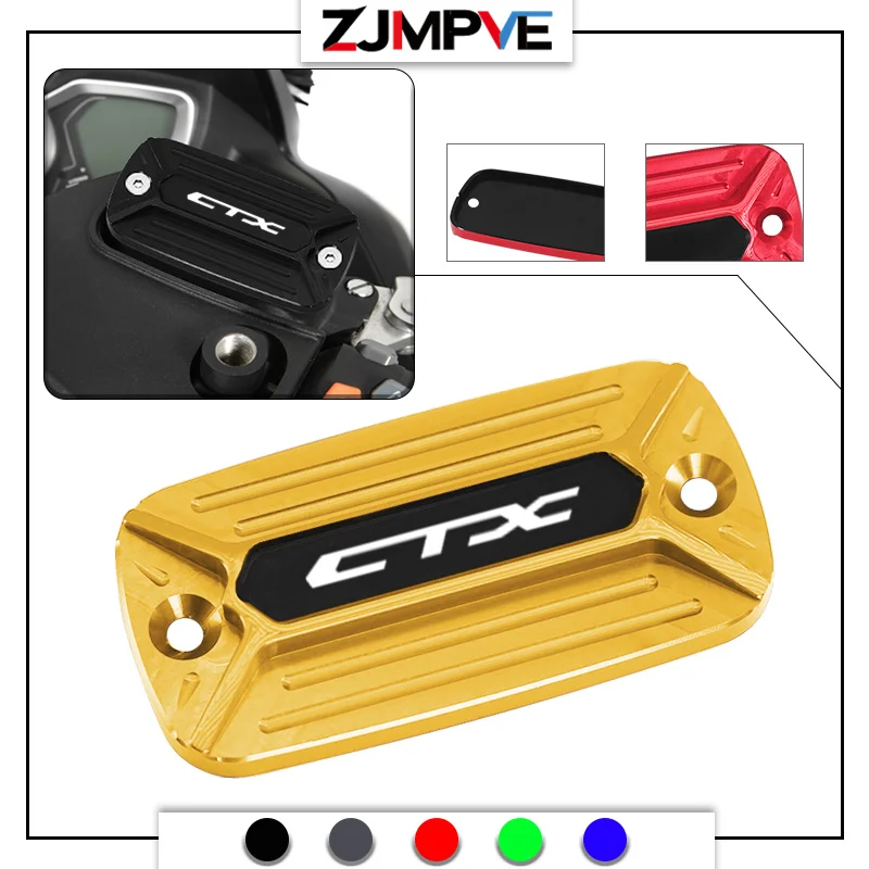 

New CTX Motorcycle Accessories Front Brake Clutch Fluid Reservoir Cap Tank Cover For HONDA CTX700 CTX700N ctx 700 2014-2016