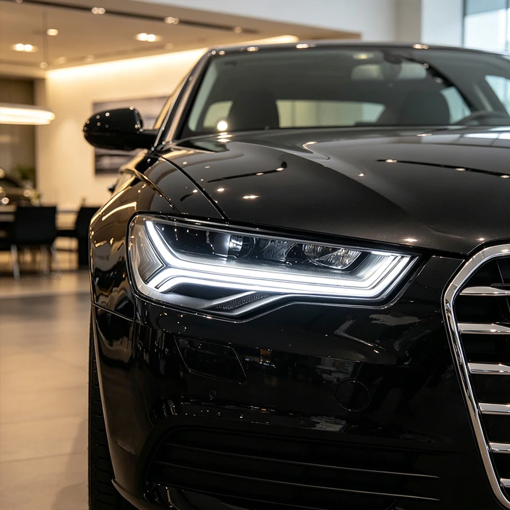 

For Audi A6 A6L 2012-2018 LED Car Front Lamps Assembly High Quality Auto Headlights Plug and Play Upgrade Tools Accessories