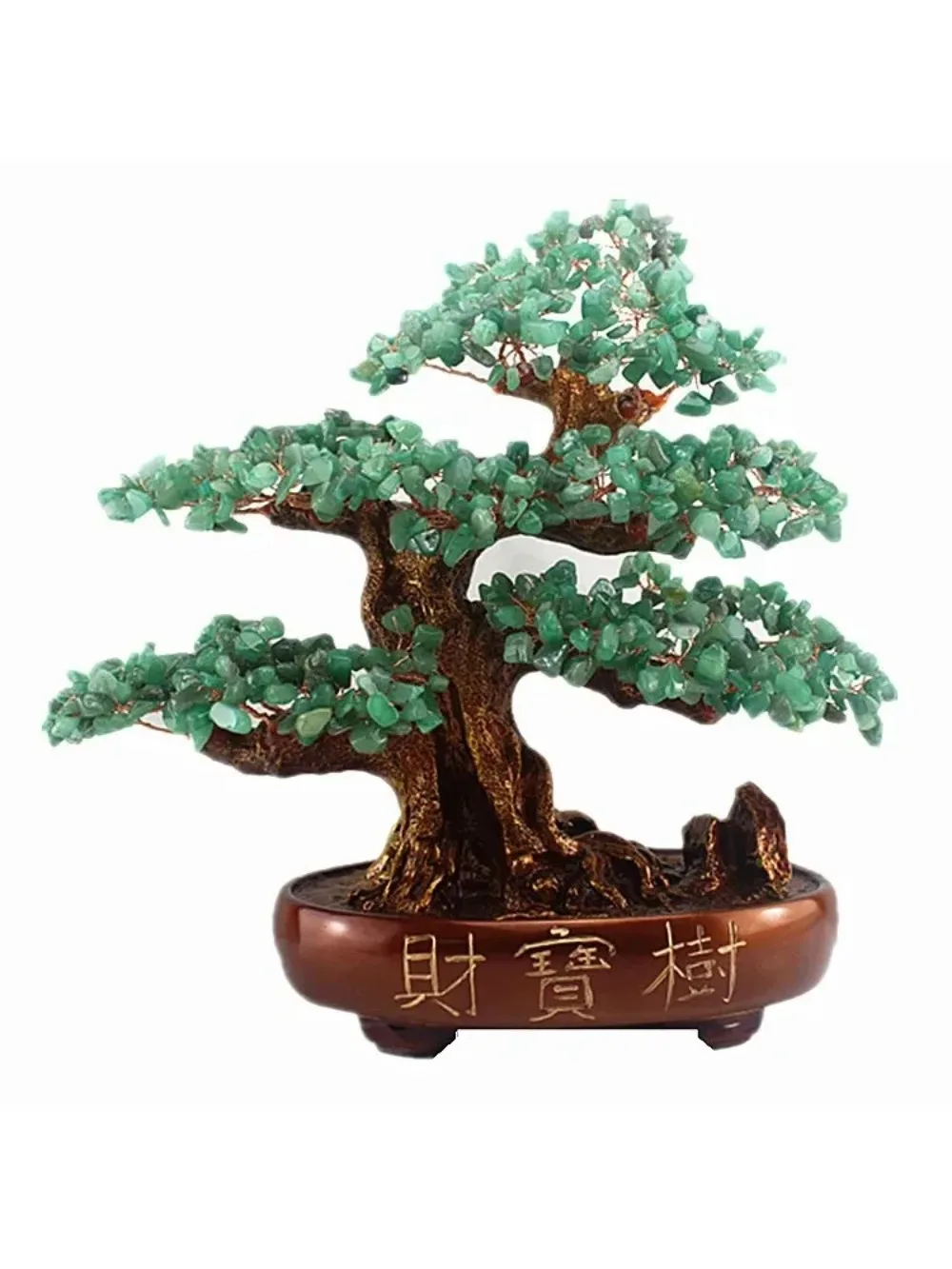 

Hot Sale Rose Stone Tree Chakra Candle Crystal Little Gem Tree