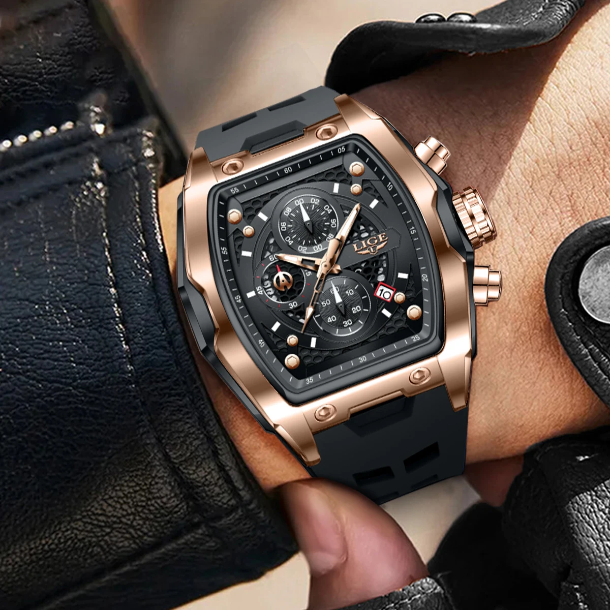 LIGE Herren-Business-Armbanduh – Luxury Watch Jacob And Co Bewertung und Preis