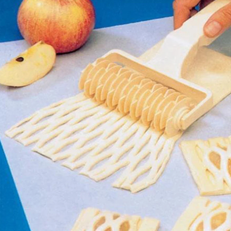 Messer aus Kunststoff, Pizzabroller, Netzmesser, Ananas-Teigkochfeld, Backwerkzeug, Latte-Messer