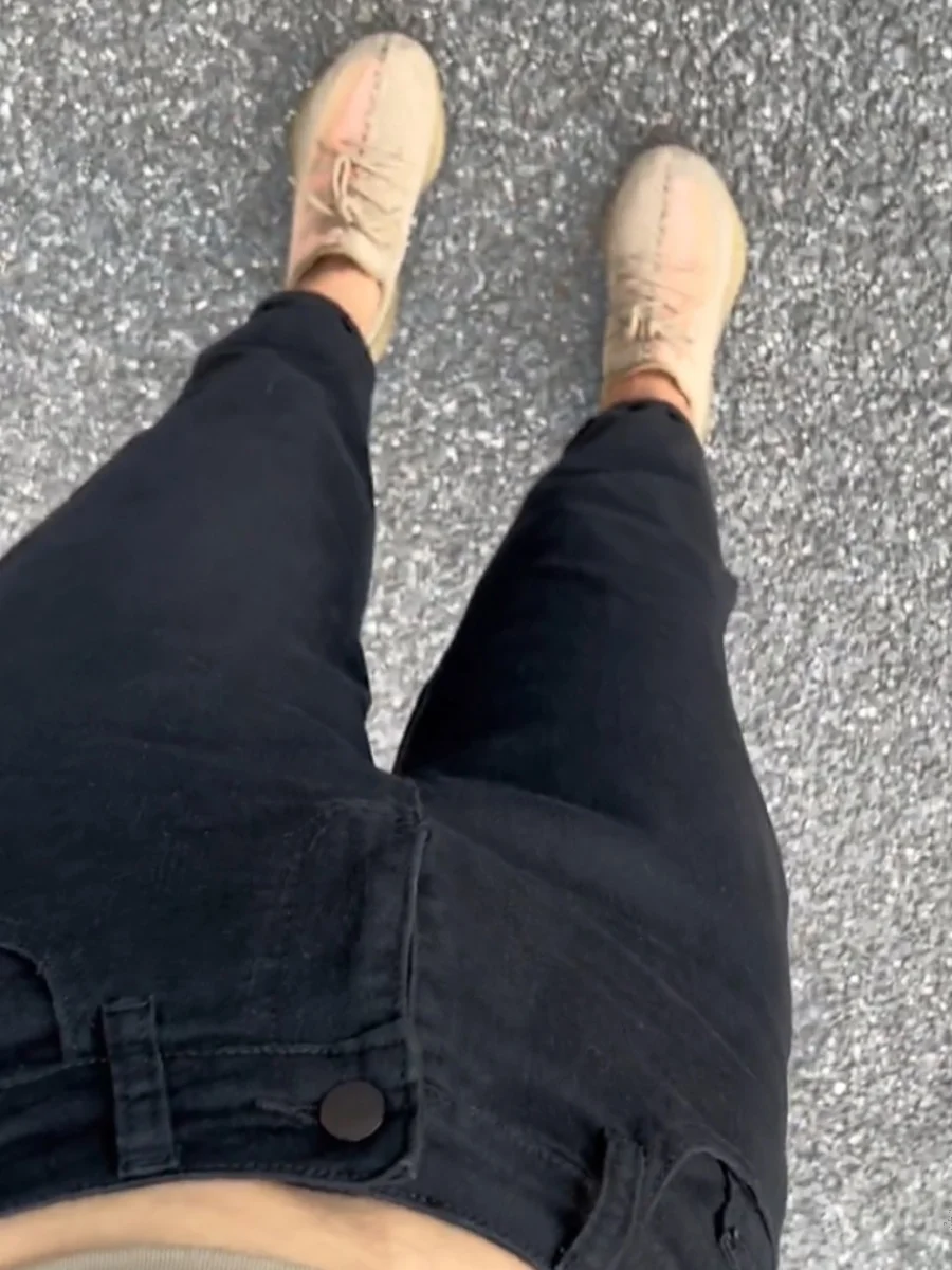 Jeans da donna foderati in Fce a vita alta elastica Bla Autunno Inverno Nuovo Sle plus Size Pantaloni dimagranti a nove punte e tubolari