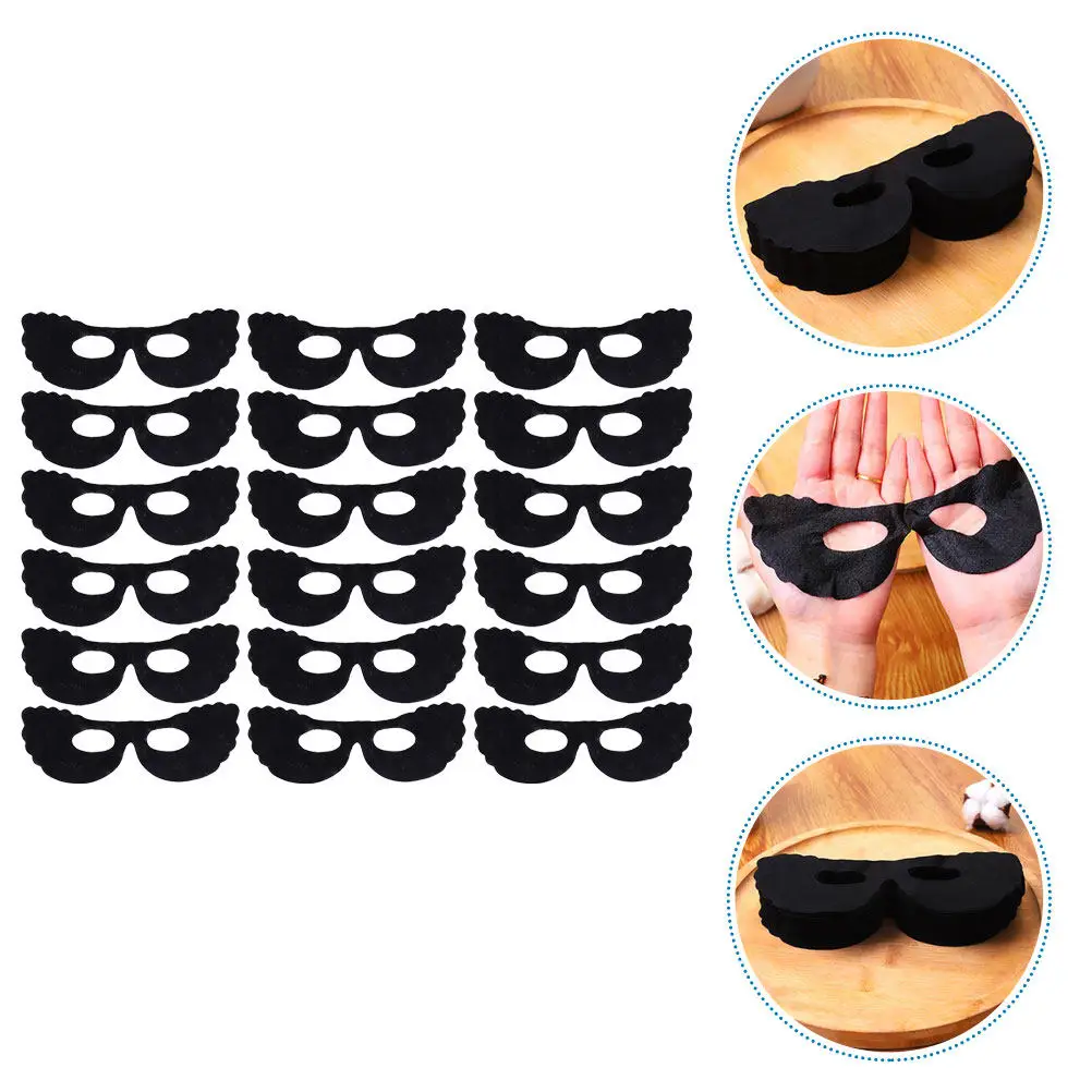 Diy Sheet Bamboo Charcoal Fiber Mask Paper Skin Patches Disposable Care Mask Moisturizing Film Paper Ultra-Thin Eye Masks