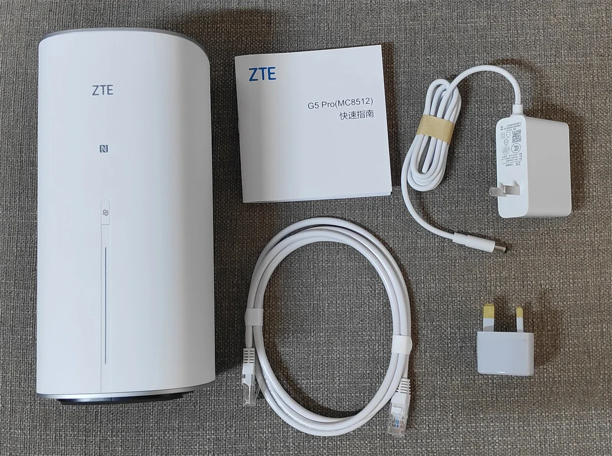 New Released ZTE 5G AI CPE G5 Pro MC8512 Dual 2.5G Ports NFC