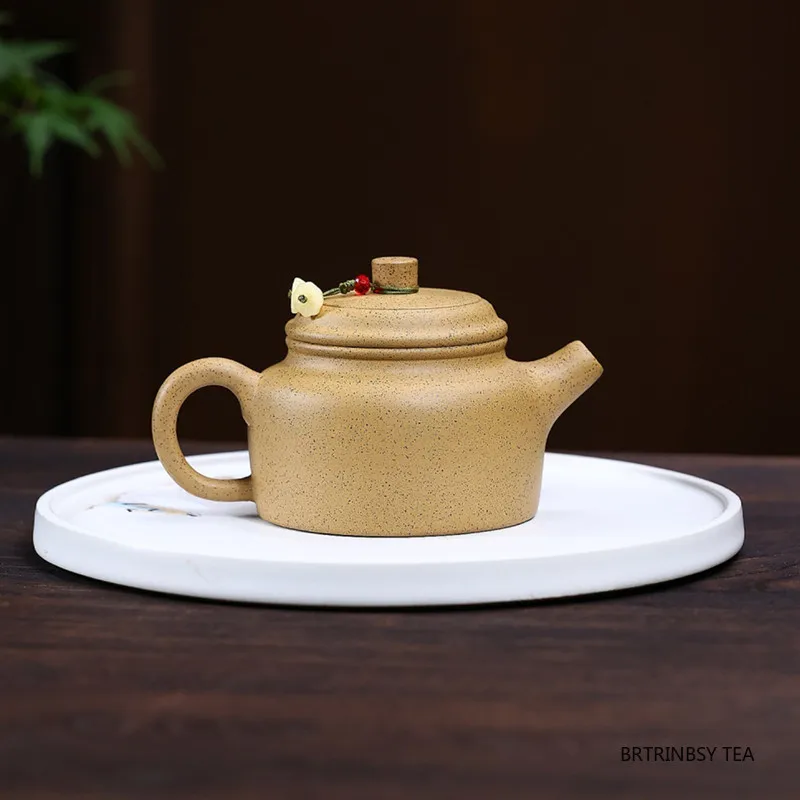 200ml Chinese Yixing Purple Clay Teapot Household Beauty Kettle Tradition Handmade Tea Pot Raw Ore Zisha Teaware Accessories