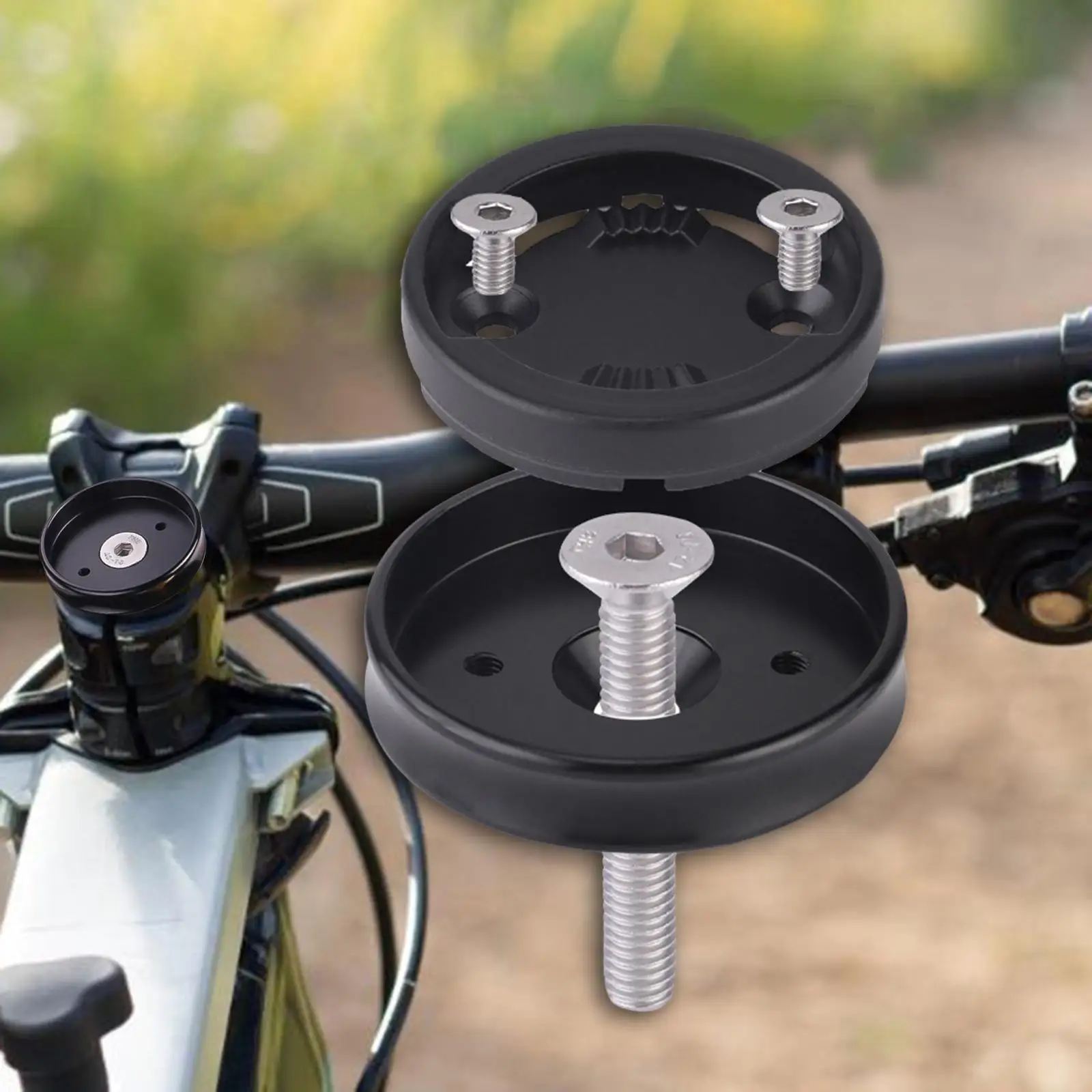 Bike Computer Stem Top Cap Mount Multipurpose Durable Bike Computer Holder