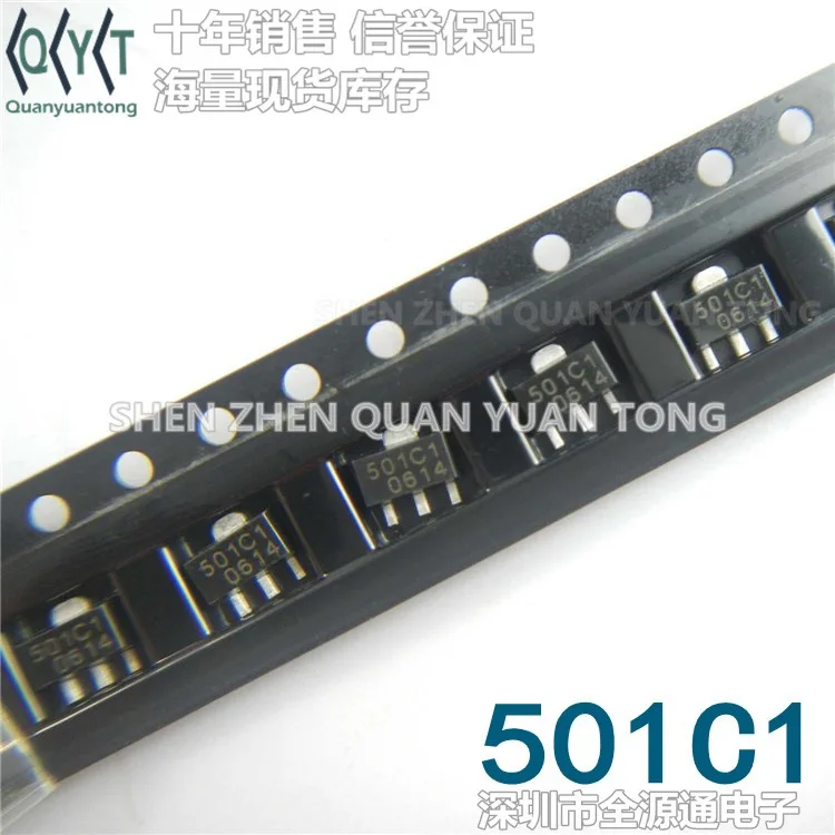10pcs/lot New 501C1 SOT89 power supply boost IC IC patch two triode electronic components