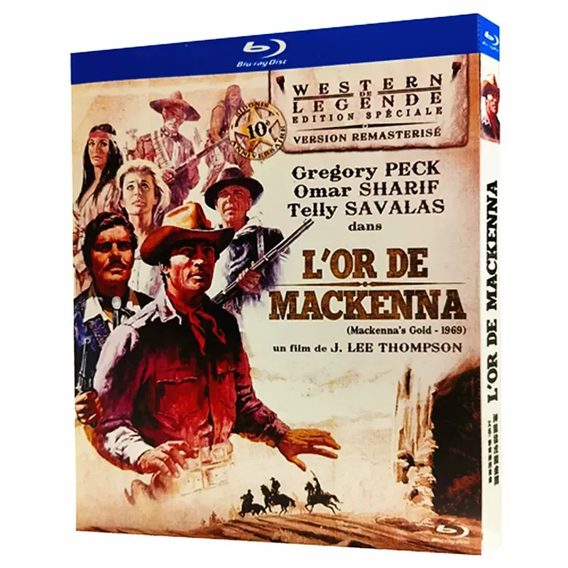BD Blu-ray Western Movies Dragon and Tiger Break Through the Golden Pass McKenna's Gold High Definition Version CCTV National view 5