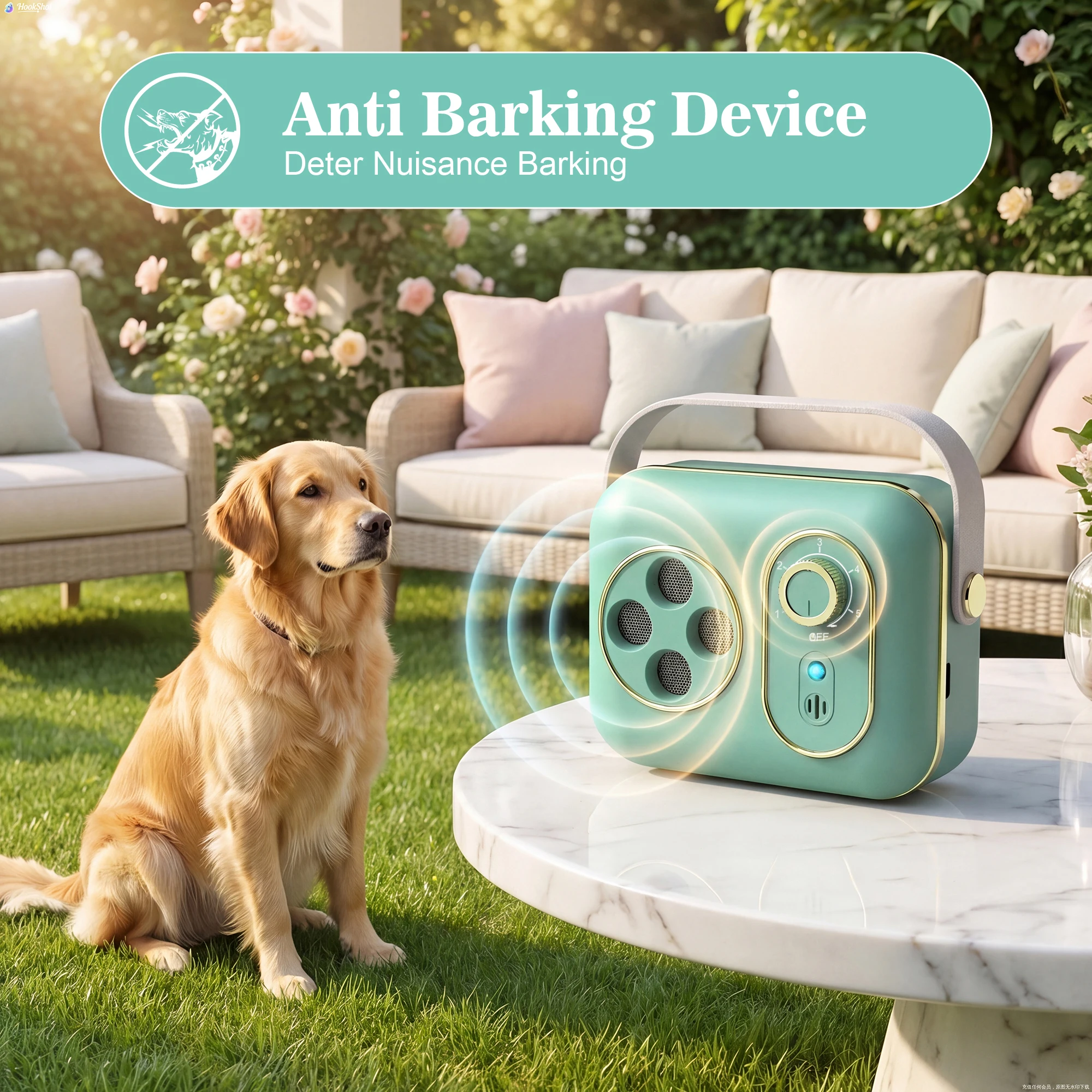 hit productBest Selling Design Ultrasonic Dog Anti Barking Deterrent Portable Outdoor Dog Repeller Training Good Behavior Device