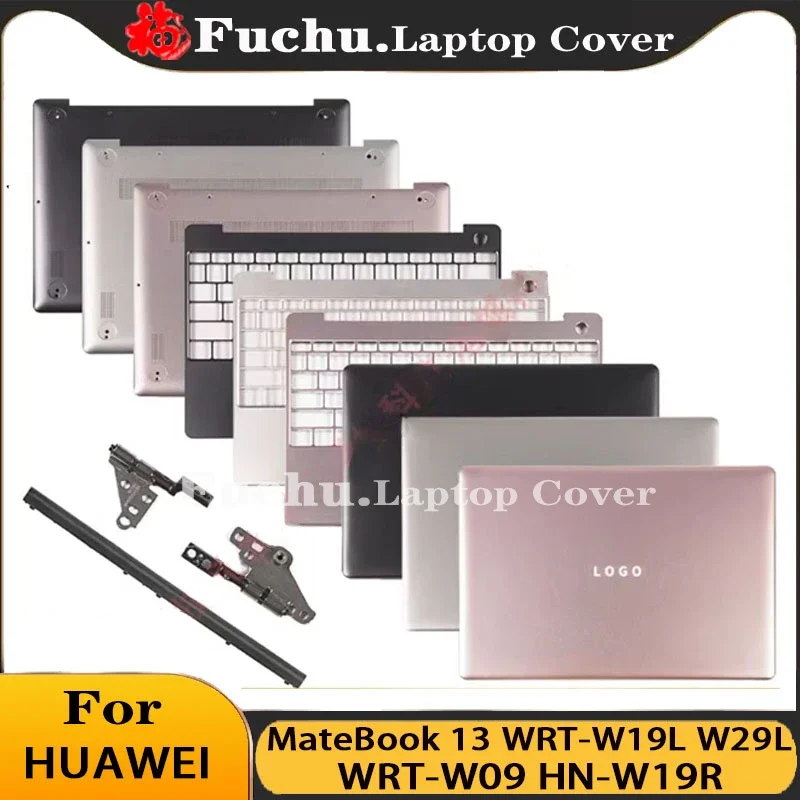 New Original For HUAWEI MateBook 13 WRT-W19L W29L WRT-W09 HN-W19R LCD Back Cover Palmrest Upper Case Keyboard Lower Bottom Cover