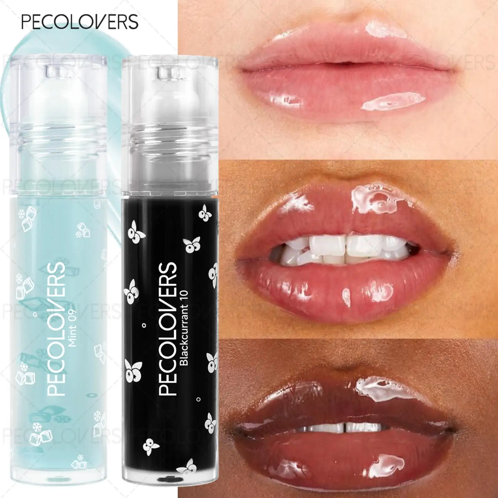 1PC 립밤, 보습 립밤, 프루티 립글로스, 틴티드 립밤, 오래 지속되는, 건조함 없는, 립 화장품