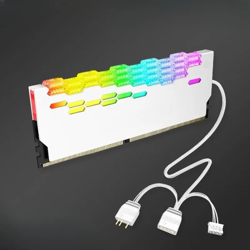 Memory radiator, desktop computer memory stick luminous cooling vest