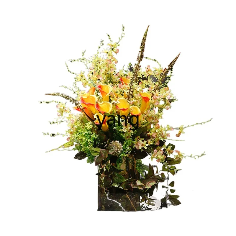 

Lmm artificial flower fake flower hotel lobby front desk villa shopping mall living room table