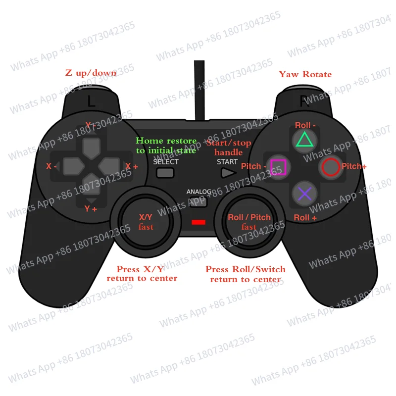 

6 Degrees Of Freedom Platform/Stewart Platform Model 6Dof Gyro Handle Control
