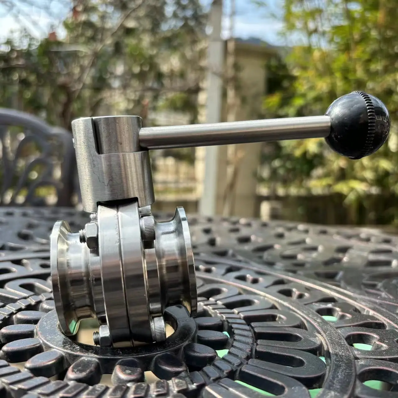 

Hooloo Clamp Butterfly Valve 1" 1.5" 2" 3" 4" 304 Stainless Steel Food Grade Sanitary for Alcohol Distillers Fittings