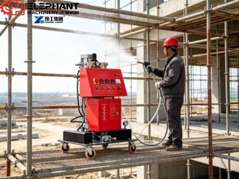 Low Pressure Polyurethane Spray Foam Machine PU Foam Spraying Equipment For Building Wall Roof Insulation