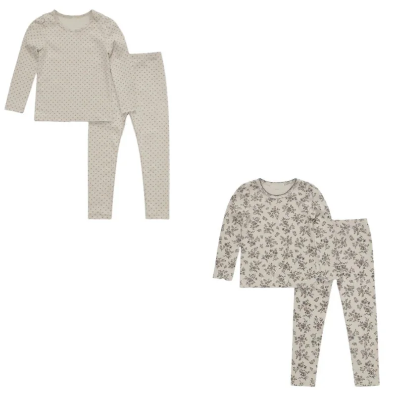 

Children's New 25 Autumn and Winter LOU Boy and Girl Home Suit Set, Soft and Comfortable in Two Colors