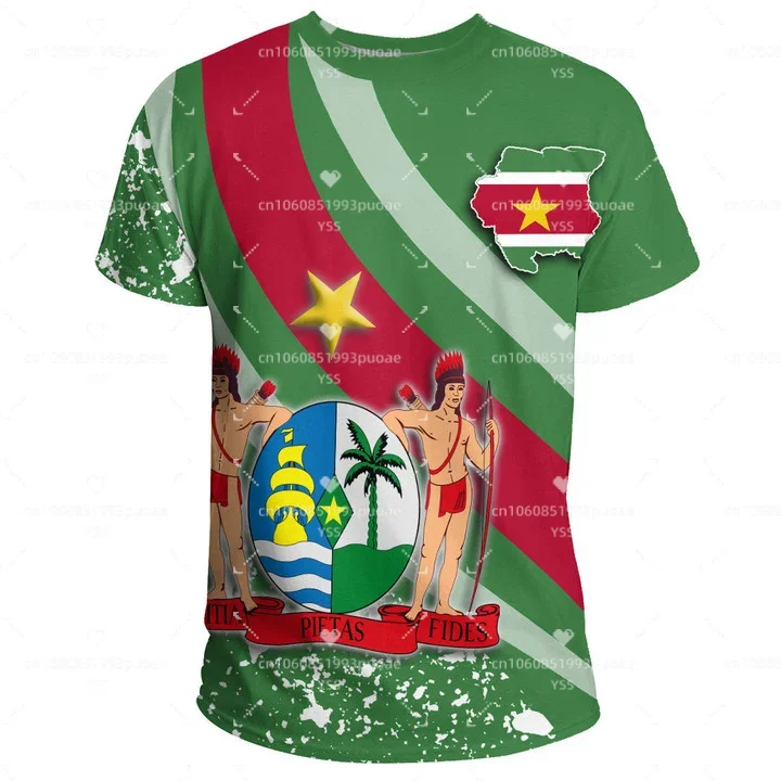 Новинка 2023, Мужская футболка, оригинальная рубашка с 3D рисунком, суринамский топ с коротким рукавом, летняя мужская одежда оверсайз, футболка