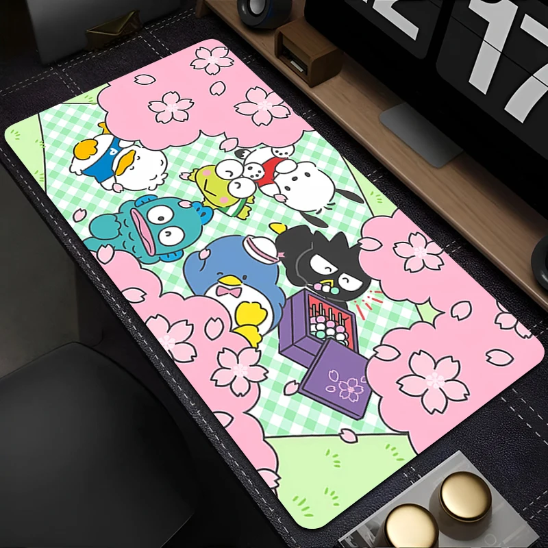 

Mouse Pad Kero Kero Keroppi 90x40cm Gaming Accessories Gamer alfombrilla Computer Desk Mat Laptop Varmilo Keyboard Pad Mousepad