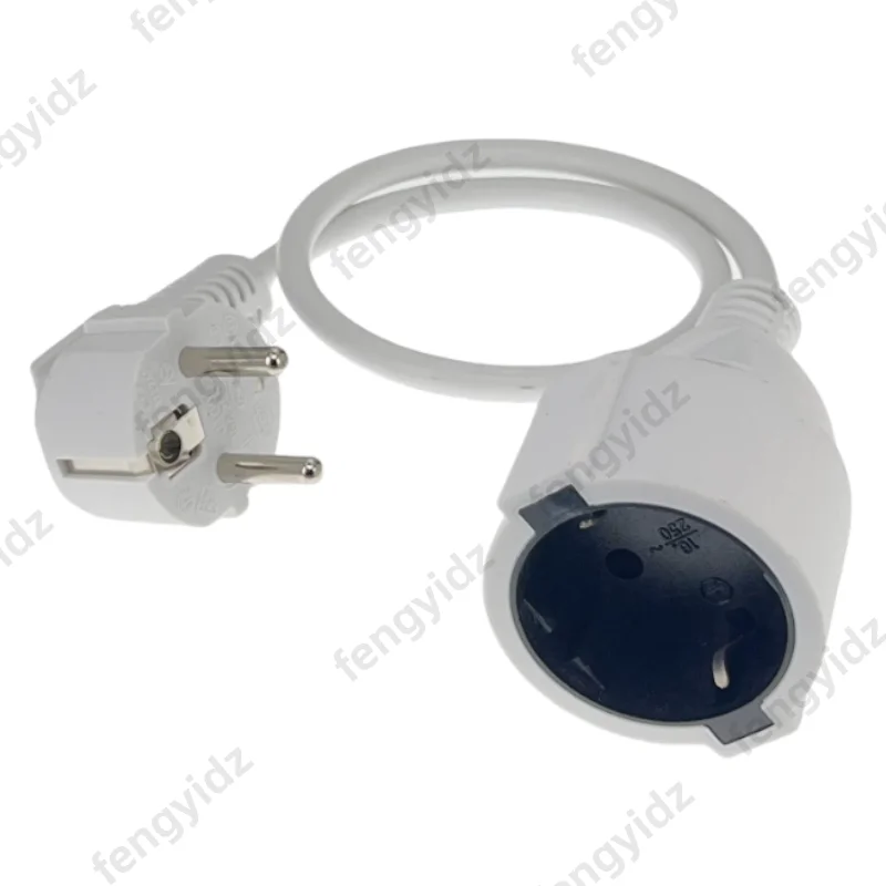 الاتحاد الأوروبي الأوروبي سلك تطويل كهربائي ، ألمانيا ذكر إلى أنثى سلك تطويل كهربائي كابل ل جهاز كمبيوتر شخصي PDU UPS 0.5M