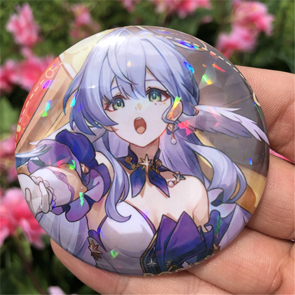 Anime Honkai: Star Rail Robin Firefly Aventurine Boothill Cosplay Costumes SPTE Tin Plated Pin Badge Accessories Pendant Prop