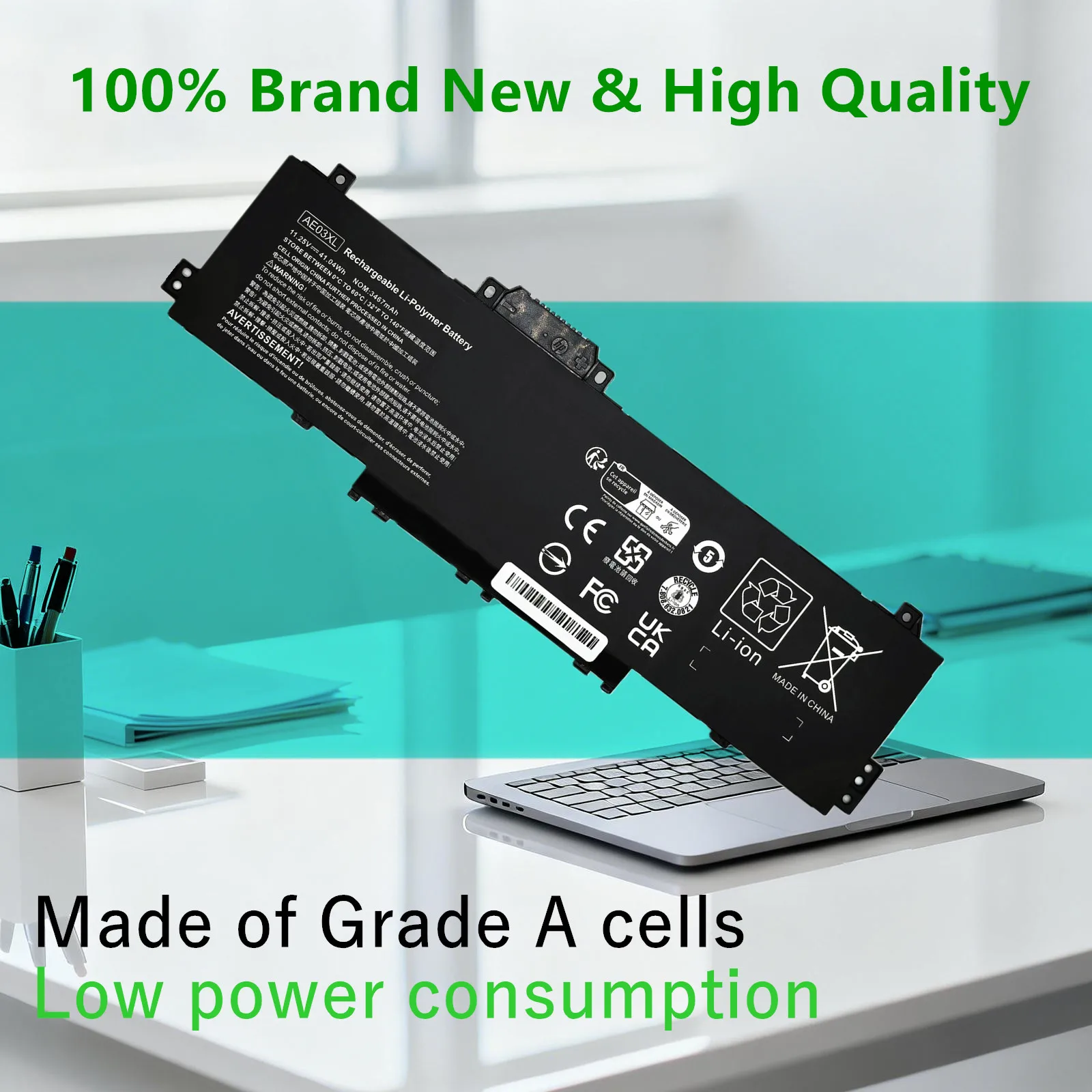AE03XL Laptop Battery for HP 240 245 250 255 256 G10 14-EE 14-EM 14-EP 14T-EP 14Z-EM 15-FC 15-FD 15T-FD 15Z-FC HSTNN-AB1B
