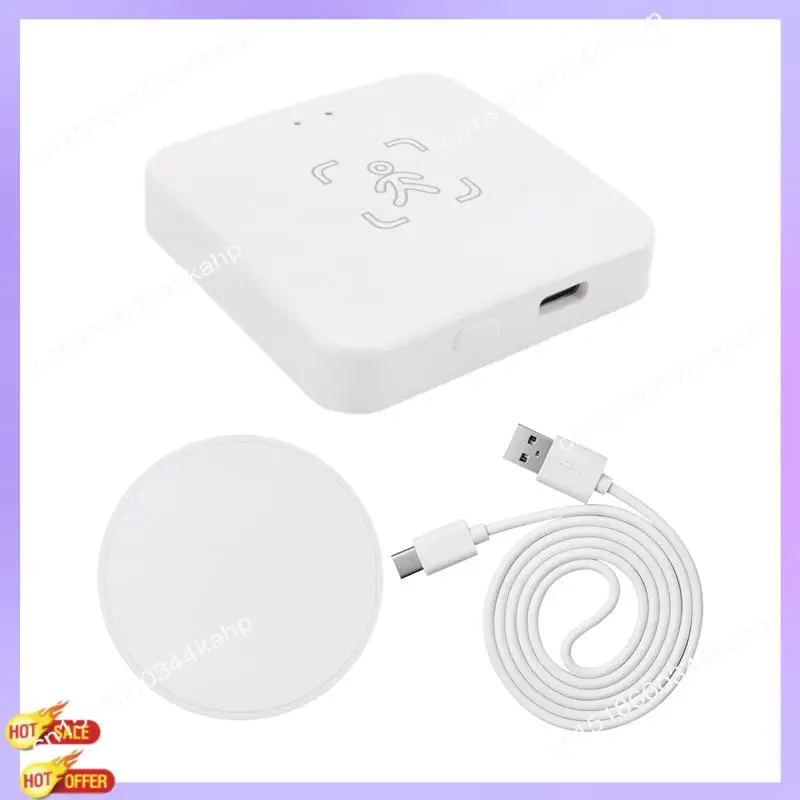 CLCU Zigbee Presence Motion Sensor Human Motion Sensor With Luminance/Distance Detection 5/110/220V Tuya Smart Life Home Automat