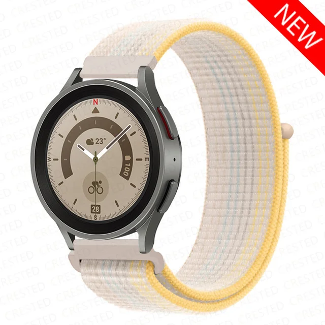 Nylon-Loop-Band für Samsung Galaxy Watch 6 4 7 Classic/5 Pro/Active 2/Gear S3 20 mm/22 mm Armband Huawei Watch GT 6 5 4 2e 3 Pro