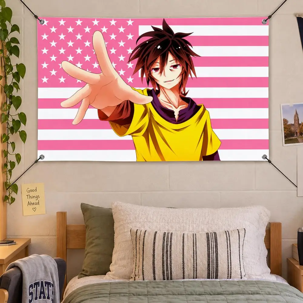 Game Fantasy Kingdom Hearts Flags Decorative Flag Banner Indoor Bedroom Dorm Gaming Room Wall Party Club Decor Fan Gift
