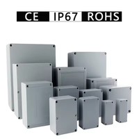 IP67 Waterproof Junction Box Outdoor Aluminum Enclosure Industry PCB Project Instrument Case Explosion-Proof Electronics Housing