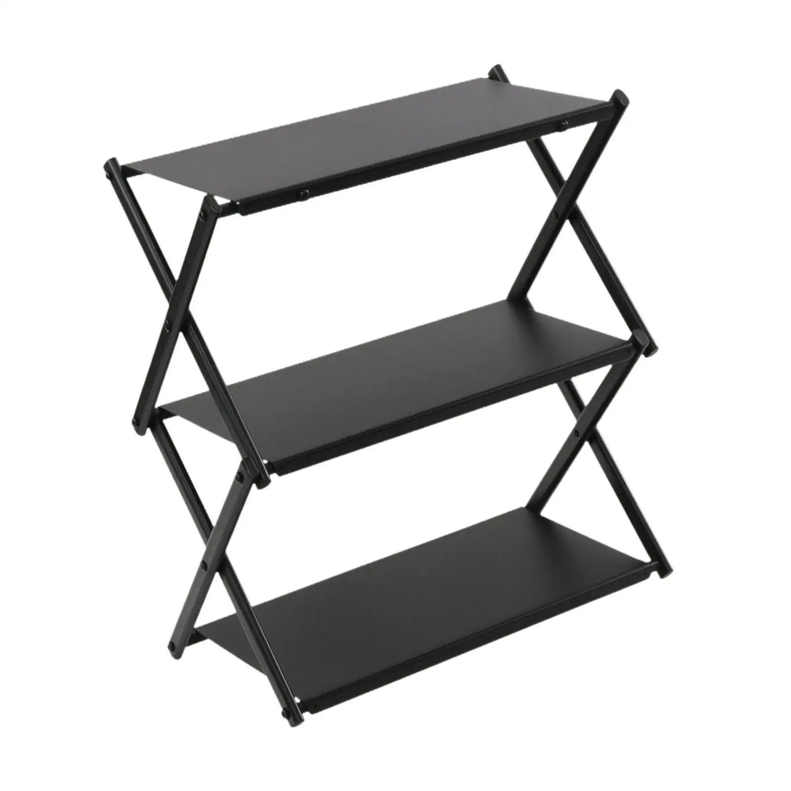 Portable Outdoor Storage Shelf, Stylish Foldable Storage Stand for Fishing Garden, Indoor And Outdoor Use
