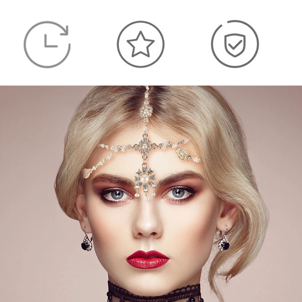 

Pearl Headb Hair Accessories Girls Flower Jewelry Tassel Headdress Chain Wedding Bright Charm Birthday Gift Female