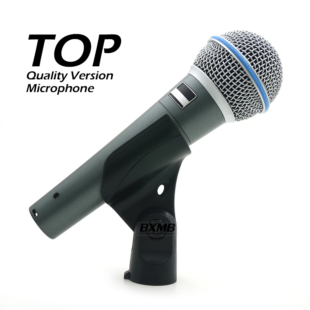 Top Quality Metal BETA58A Microphone Professional Super-Cardioid BETA58 Dynamic Wired Mic For Karaoke Live Vocals Performance