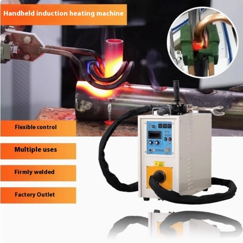 Industrial Used Flexible Heating Element  High Frequency Portable Induction Heating Machine for Air Conditioner Refrigerator Cop