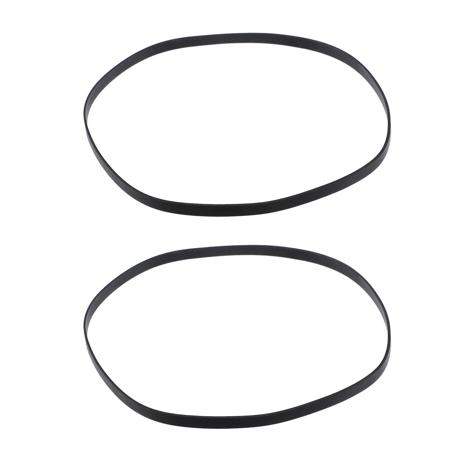 2 PCS Gramophone Belt Recorder Replacement Rubber for Phonograph Turntable Player