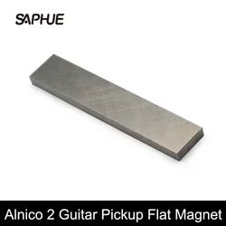 4 pçs alnico 2 ímã de captador de guitarra elétrica para humbucker f60x3.2x13mm/f60x5x13.6mm/f57x3.2x6.5mm ímã de captador plano prata