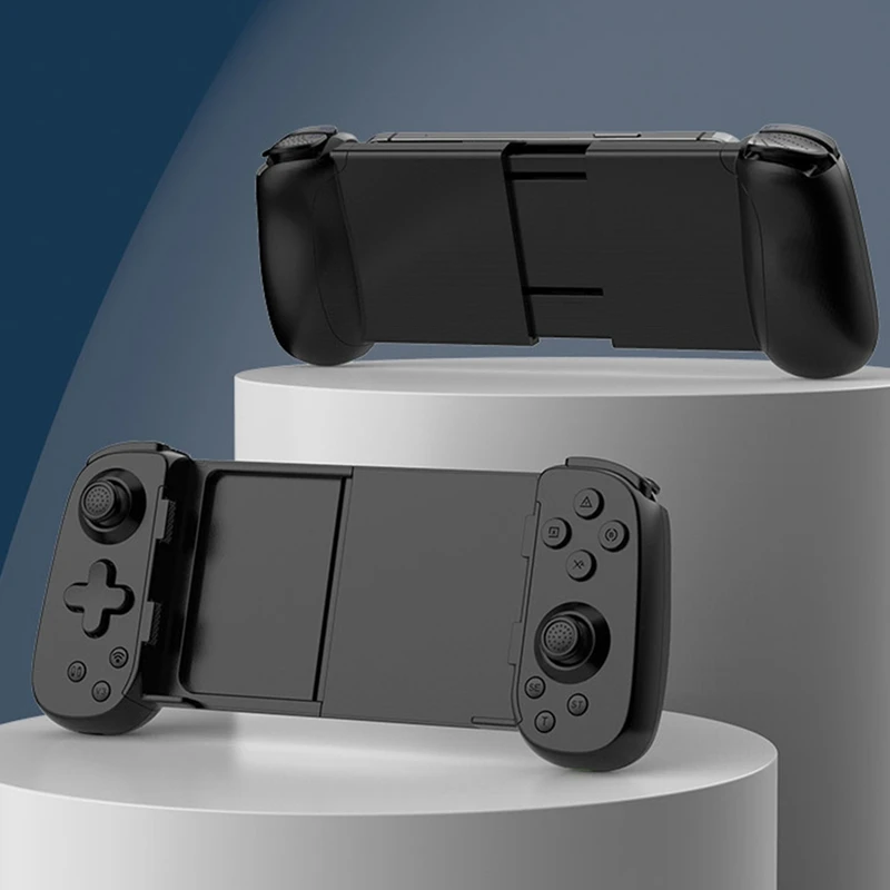 وحدة تحكم في الألعاب لاسلكية غمبد بلوتوث متصلة عصا التحكم 6 محاور الاهتزاز لنظام أندرويد/آيفون/التبديل سهلة الاستخدام C