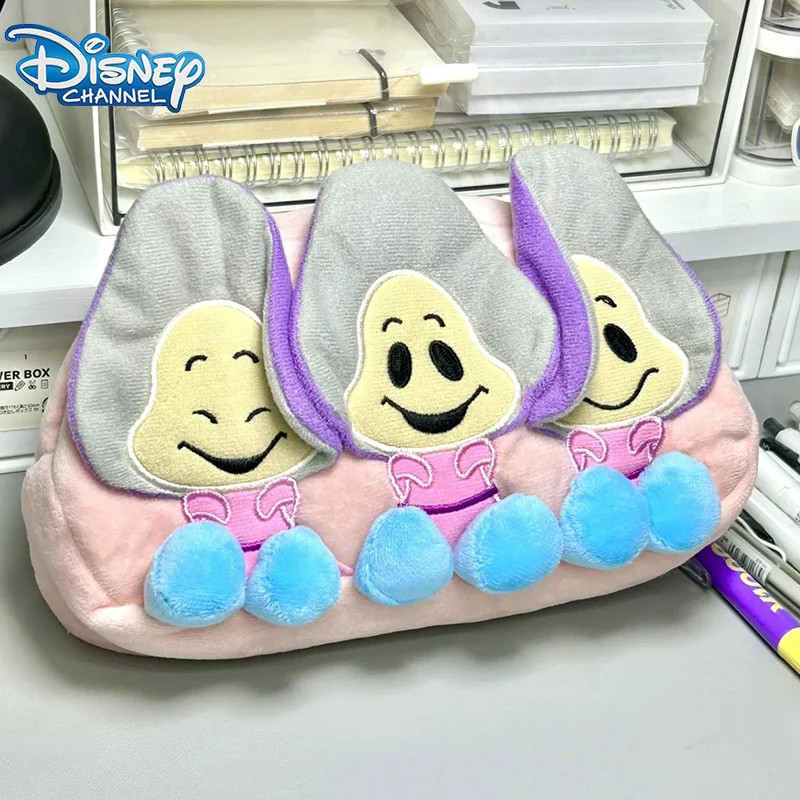 Disney Alice in Wonderland Oyster Pencil Case Cartoon Cute Pink Cosmetic Bag Gift Funny Kawaii Storage Bag