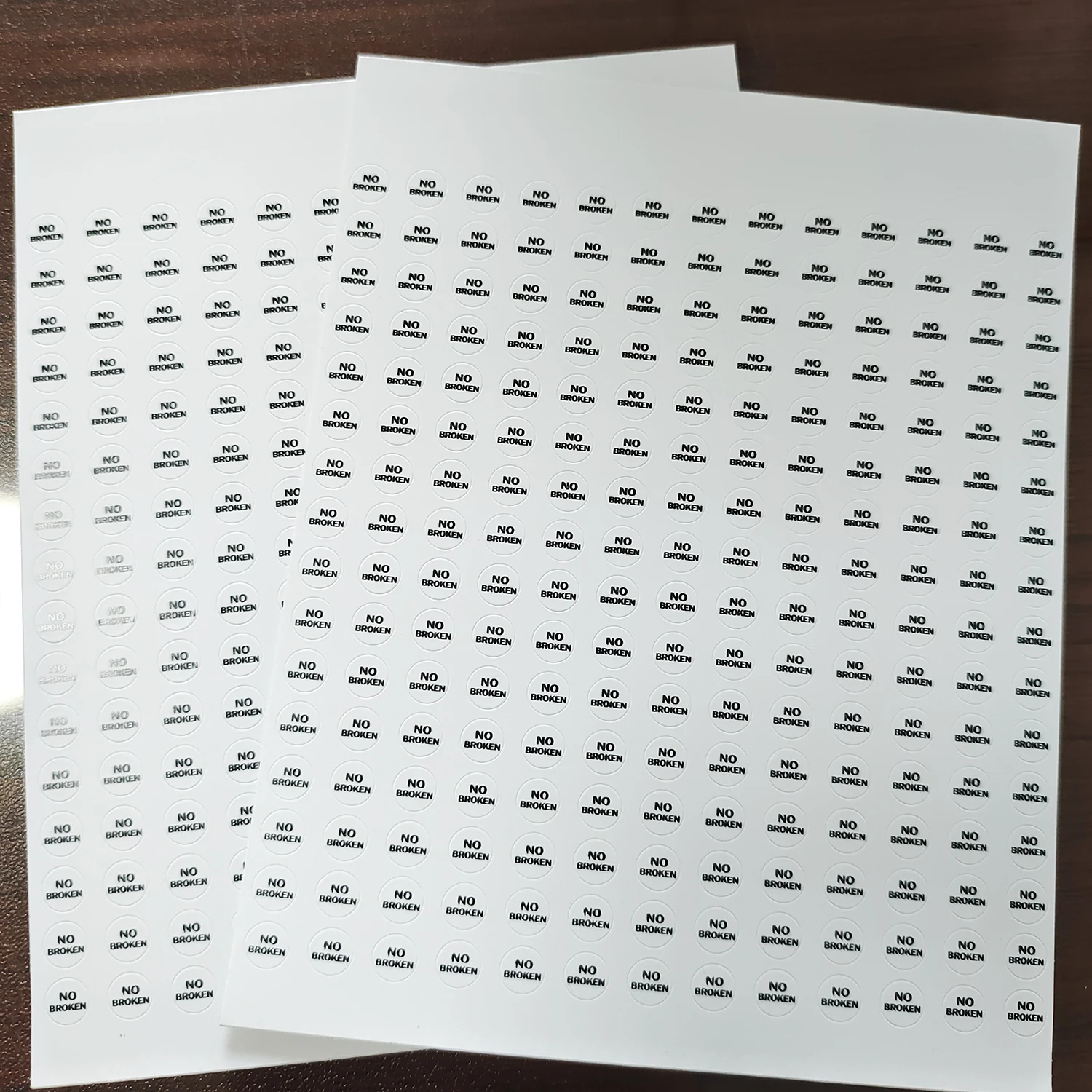 400 Stück 5 mm Schraubenloch-Sicherheitssiegel, Garantie erlischt, sprödes Papier, Aufkleber, manipulationssicher, Entfernung, Beweis, Reparatur, Garantie-Stempel – Detail 7
