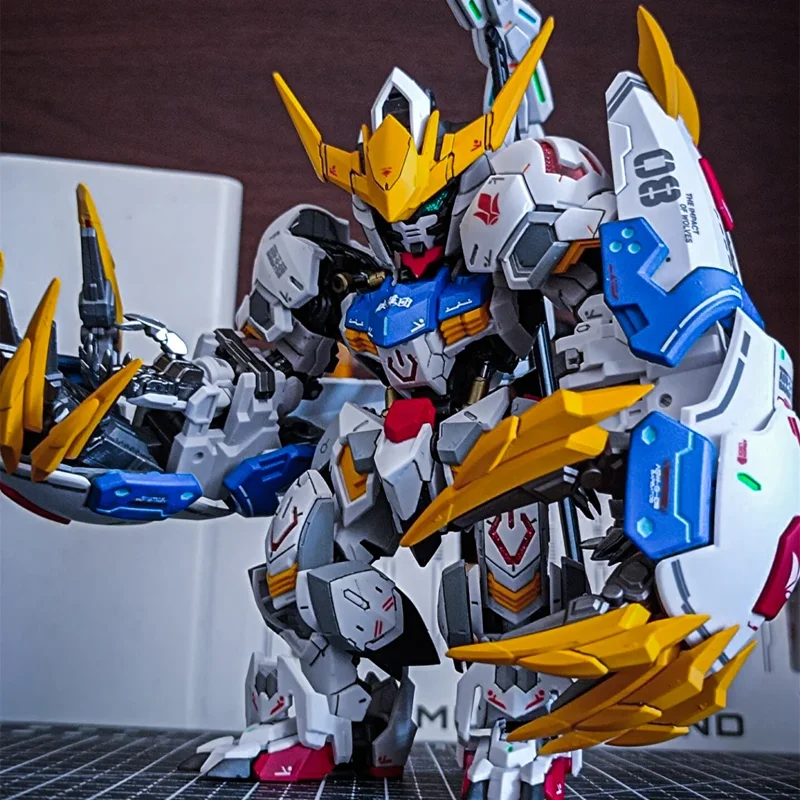 

Фигурка MGSD ASW-G-08 Барбатос (Лорд Волк) с большими когтями и хвостом, сборная модель-меха, настольное украшение, игрушка-головоломка для мальчиков