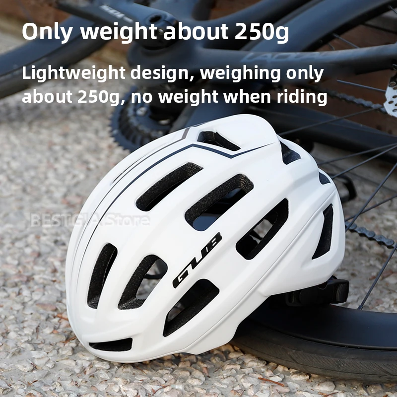 GUB Professional Road Bicycle Helmet for Men 250g Integrated Light Mountain Bike Helmet CE Safety Casco Mtb Cycling Equipment