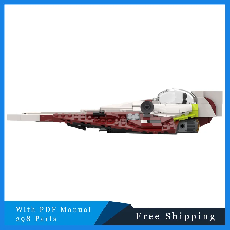 ชุดตัวต่อ Star Battle Series 298 ชิ้น โมเดลยานรบอวกาศสุดเท่ ประกอบเองได้ ของเล่นตัวต่อสร้างสรรค์ MOC ของขวัญวันหยุดสำหรับเด็ก