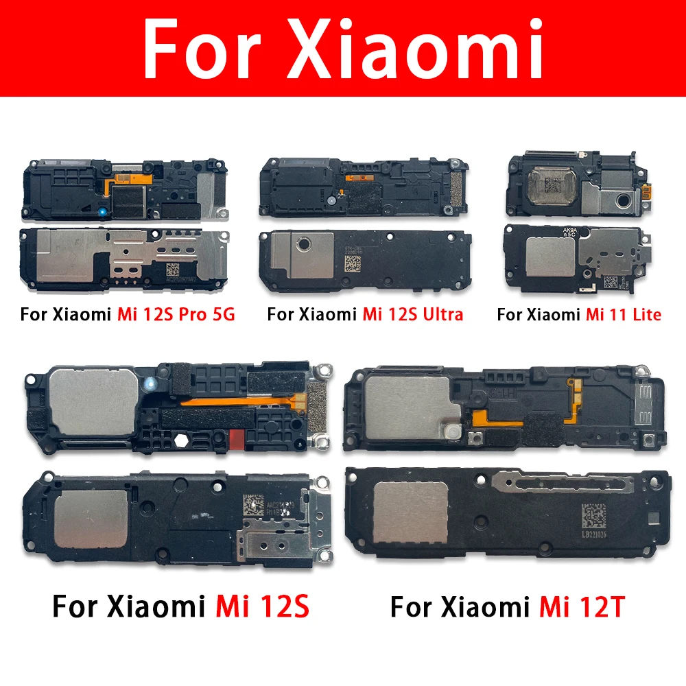 New For Xiaomi Mi 13 12 12T 11T 12S 11  Lite Pro Ultra Loudspeaker bottom Loud Speaker Sound Buzzer Ringer Flex Cable