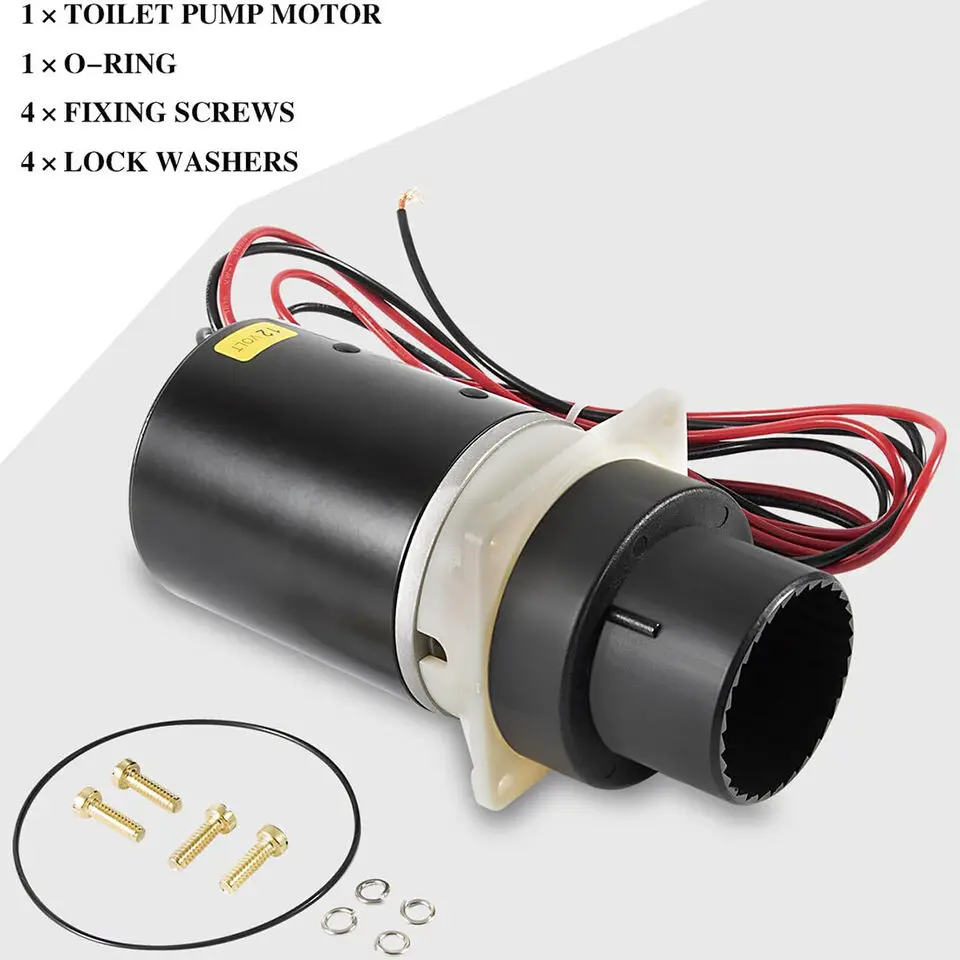 

TML for Jabsco 37072-0092 Motor Pump 12V Quiet Flush Designer Series Electric Toilet