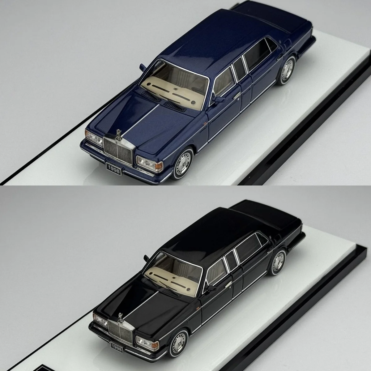 Diecast GFCC 1:64 Scale Rolls-Royce Extended 1998 Retro Alloy Car Model