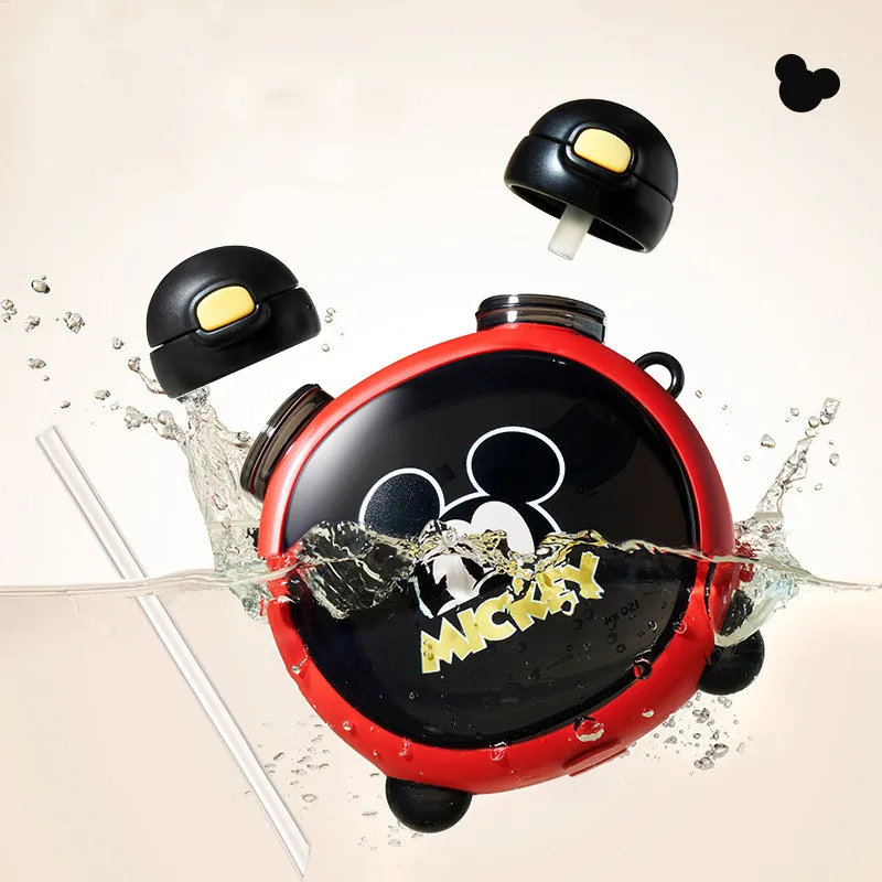 750ML Genuine Disney Mickey Mouse Water Bottle Large Capacity Portable Transparent Kids Drinking Water Cup tritan material