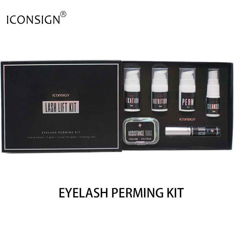 

ICONSIGN Lash Lift Semi-Permanent Eyelash Perming Kit Original Make-up for Woman Eyelash Curling Beauty Salon Home Use Pro Kit